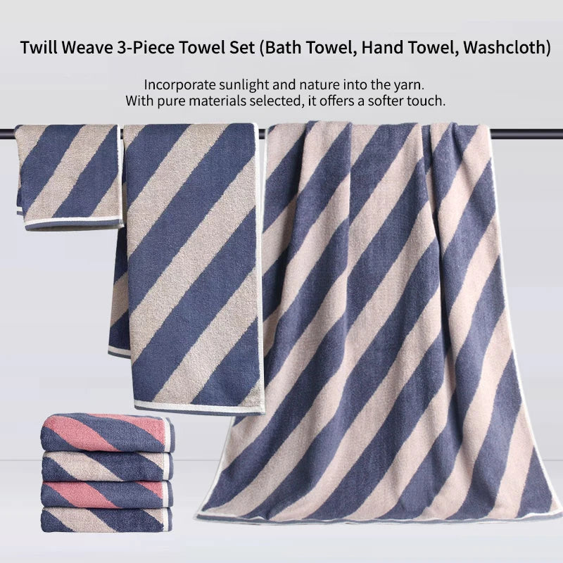 Bamboo Towel Set Bathroom Super Absorbent 3 Piece Towel Set 1 Hand Towels 1 Face Towel 1 Bath Towels Hotel 34X35 34X76 70X140