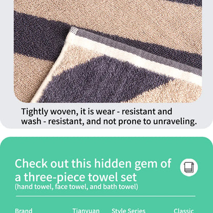 Bamboo Towel Set Bathroom Super Absorbent 3 Piece Towel Set 1 Hand Towels 1 Face Towel 1 Bath Towels Hotel  34X35 34X76 70X140