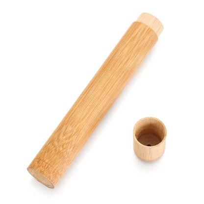Natural Bamboo Toothbrush Tube Toothbrush Holder Toothbrush Case Bamboo
