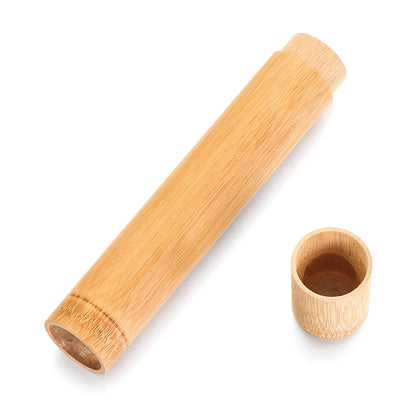 Natural Bamboo Toothbrush Tube Toothbrush Holder Toothbrush Case Bamboo