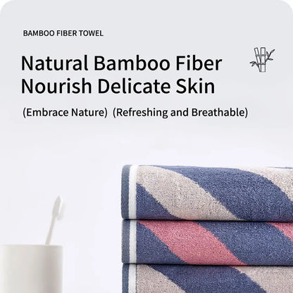 Bamboo Towel Set Bathroom Super Absorbent 3 Piece Towel Set 1 Hand Towels 1 Face Towel 1 Bath Towels Hotel  34X35 34X76 70X140